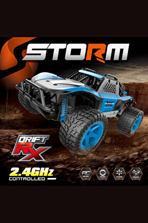 Oyuncak Rock Crawler Uzaktan Kumandalı Full Fonksiyon 2.4Ghz Şarjlı 1:20 Storm Drift Araba 20 Km Hız