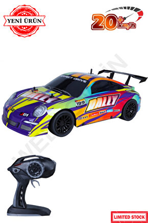 Oyuncak 2.4Ghz Uzaktan Kumandalı 1:10 Ölçek Şarjlı Dev Boy RC Ralli Araba