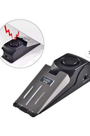 Kapı Altı Hırsız Alarmı Sirenli Takoz Kapı Stoperi 120db Kablosuz