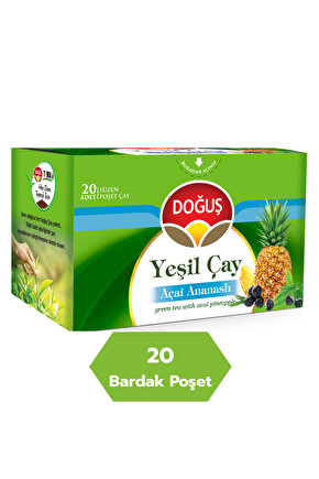 Yeşil Çay Açai Ananaslı 20li