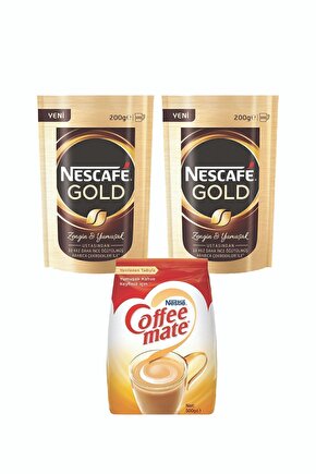 Gold 200 gr 2 Adet ve Nestle Coffee Mate 500 gr 1 Adet Fırsat Paketi
