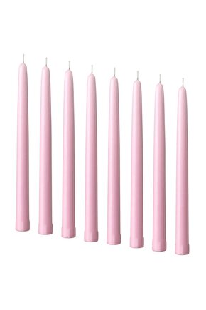 Vınter Mum 8 Adet Şamdan Mumu ı Akmaz Eğilmez 25 Cm 8 Adet