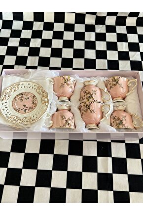 FLOWER 6LI FİNCAN TAKIMI