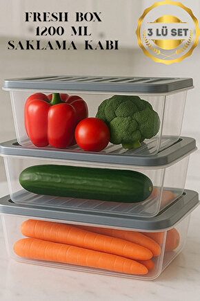1200 ml Freshbox Saklama Kabı