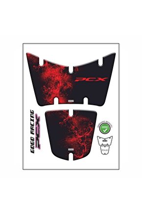 HONDA PCX 2014 - 2017 UYUMLU TANK PAD 001