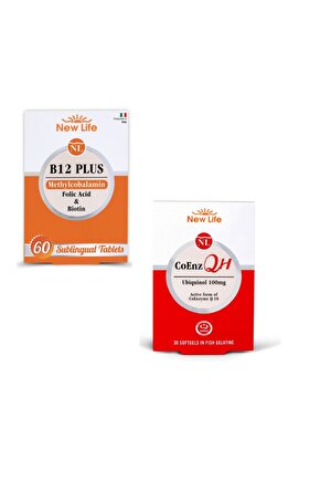B12 Plus 60 Tablet+ CoEnz QH 30 Kapsül