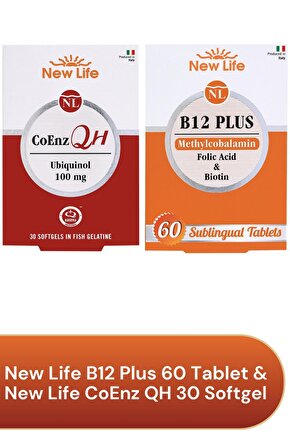 B12 Plus 60 Tablet & Coenz Qh 30 Softgel
