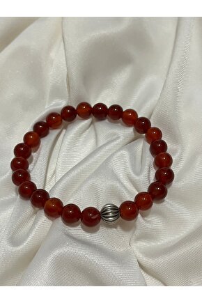 Kırmızı Akik Bileklik – Enerji ve Cesaret Taşı