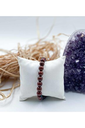 Jasper Doğal Taş Bileklik 8 Mm Küre Kesim