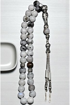 Orijinal Ay Taşı Doğal Taş Tesbih 33’lü