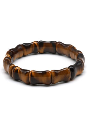 Premium Kaplan Gözü Taş Roleks Bileklik 20 Cm