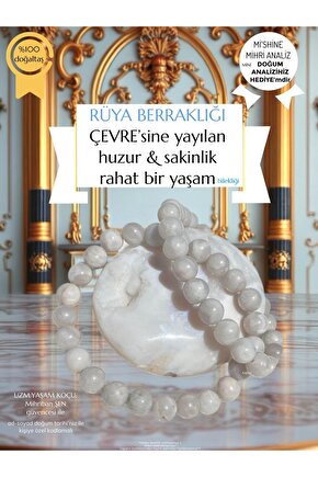 Doğaltaş Berrak Rüya Bilekliği