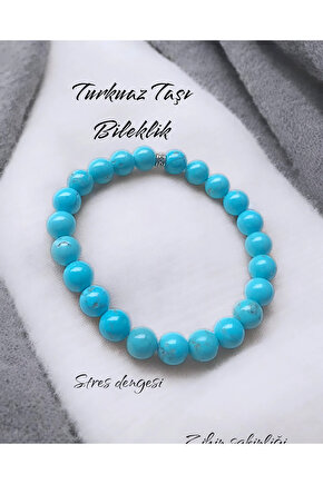 Turkuaz Taşı Bileklik 8 mm
