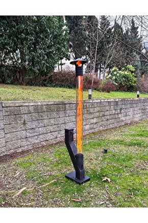 FÜZE TİPİ PELET SOBASI CAM SOBA ROKET SOBA BAHÇE CAM BALKON KIŞ BAHÇESİ CAFE RESTORAN KAMP TİPİ YENİ