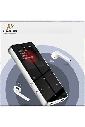 Bluetooth Lu Mp3-mp4 Çalar Fm Radyolu Şarjlı Mp4 Player Dahili Hoparlör 8gb Hafızalı Müzik Çalar