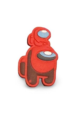 Kırmızı Crocs Tekli Terlik Süsü (1 adet) Jibbitz Charm