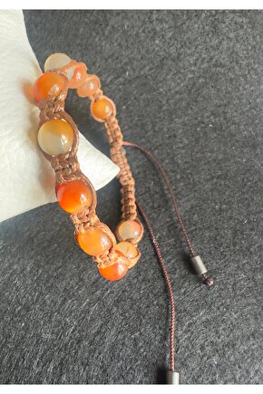 Doğaltaş bileklik(Turunc Akik)