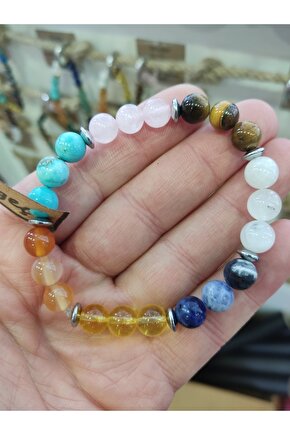 Yengeç Burcu Doğaltaş Çakra Bileklik