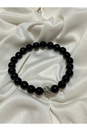 Siyah Oniks Bileklik – Güç ve Koruma Taşı