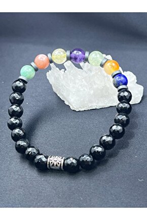 Sertifikalı Orijinallik Garantili Doğal Taş Çakra Bileklik