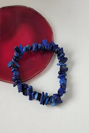 Sertifikalı Lapis Lazuli Kırıktaş Doğaltaş Bileklik