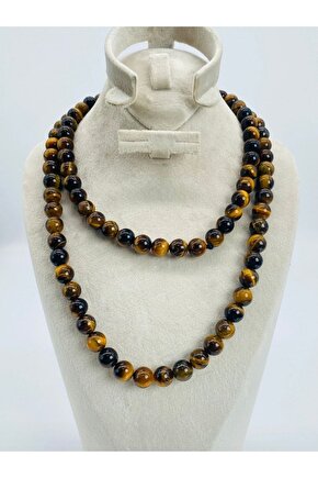 Kaplan Gözü Doğal Taş Mala 8 Mm