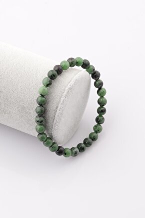 Anyolit Doğal Taş Bileklik 8 Mm