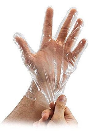 Polietilen Şefaf Eldiven 500 Adet 5 Paket