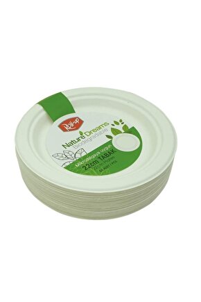 Tabak 22 Cm 50 Adet Nature Dream