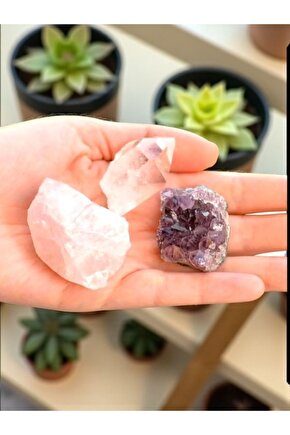 PEMBE KUVARS AMATIST KUVARS KIRISTAL KUVARS