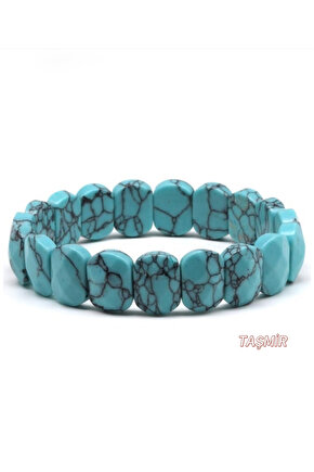 Turkuaz Firuze Doğal Taş Roleks Bileklik