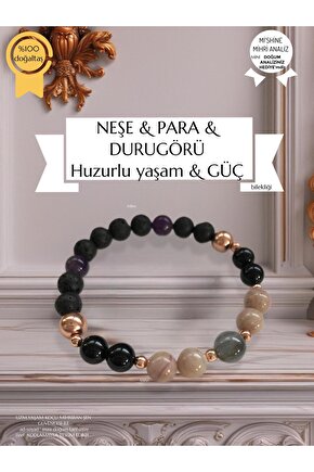 Doğaltaş Neşe ve Para Bilekliği