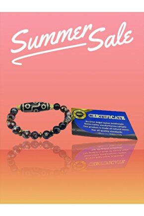 Tibat Akik Doğal Taş bileklik