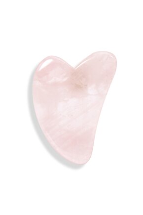 Pembe Kuvars Gua Sha Masaj Aleti | Klasik