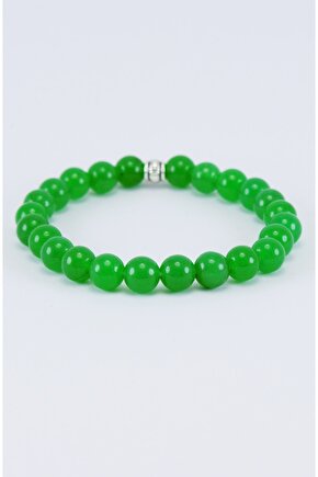 Doğal Taş Bileklik Aventurin 4. Kalp Çakrası, Koç Boğa Ikizler Yengeç Başak Terazi Ve Yay Şans Taşı