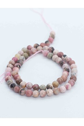 Rodokrozit Taşı Doğaltaş Dizi 6 Mm