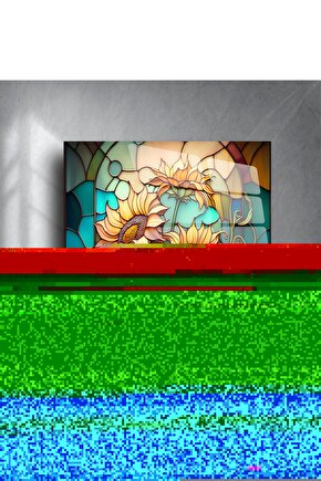 Cam Ayçiçeği Duvar Tablosu