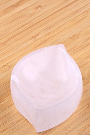 Selenit Doğal Taş Çanak Kase