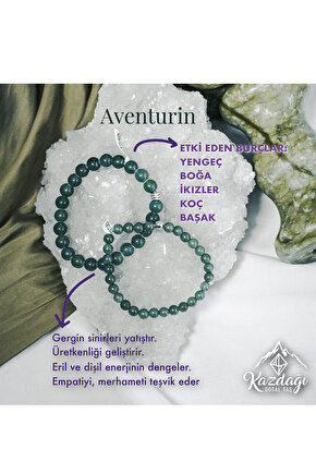 Aventurin Doğaltaş Bileklik