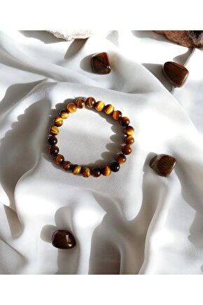 8M KAPLAN GÖZÜ DOĞAL TAŞ BİLEKLİK