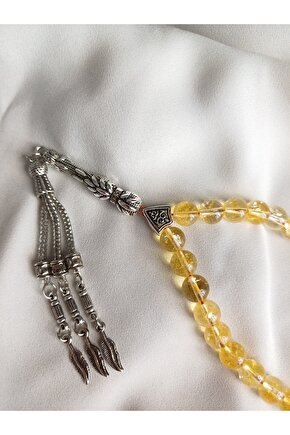 4A KALİTE SİTRİN DOĞAL TAŞ TESPİH