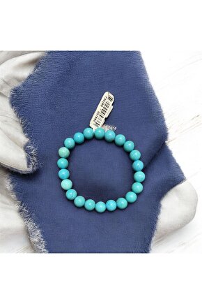 AuraStone Turkuaz Firuze Doğaltaş 8mm Bileklik