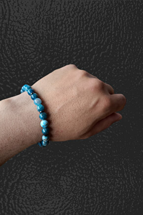 Apatit Taşı Bileklik Doğal Taş Orijinal Apatit Taşı Bileklik Takı