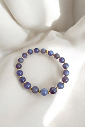 Ametist Bileklik Ametist taşı Dorika Taşı Bileklik Doğal Taş Erkek Kadın Bileklik