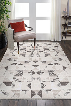 Bambu Saten Halı Kilim Salon Mutfak Koridor Yolluk Dokuma Makine Halısı Petra 1 Kahve