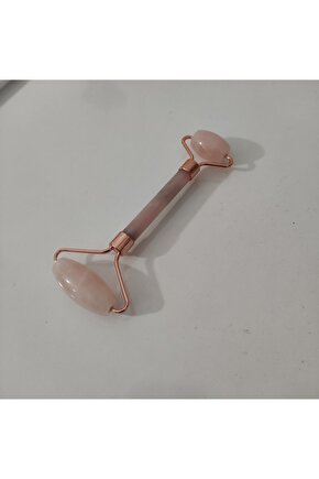 Pembe Kuvars Doğal Taş Yüz Masaj Aleti Roller