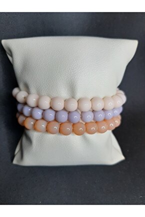 3’lü Cam Boncuk Bileklik Seti – 3 Al Az Öde Fırsatı Unisex