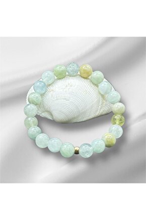 Sertifikalı Akuamarin Doğaltaş Bileklik