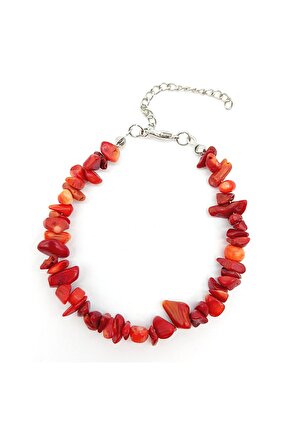 Mercan Doğal Taş Bileklik