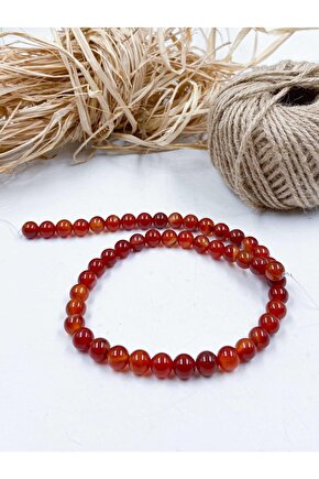 Akik Küre Kesim 8 Mm Doğal Taş Dizi